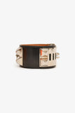 Hermes Black Leather Collier De Chien Bracelet PHW Size 3