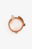 Hermes Black Leather Collier De Chien Bracelet PHW Size 3