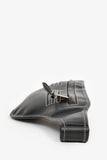 Burberry Black Leather White Contrast Stitch 'Brummell' Belt Bag