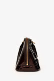 Louis Vuitton Burgundy Patent Monogram "Alma' BB Top Handle with Strap