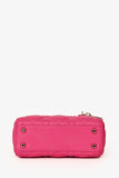 Christian Dior Pink Cannage Leather Mini 'Lady Dior' with Strap