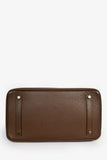 Hermes 2014 Special Order Brown Clemence Leather Birkin 35