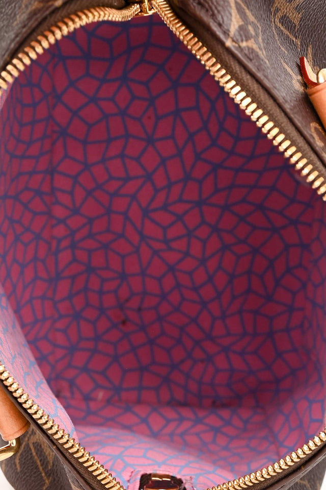 Louis Vuitton X Yayoi Kusama Monogram Pumpkin Speedy Bandouliere 20 With Strap