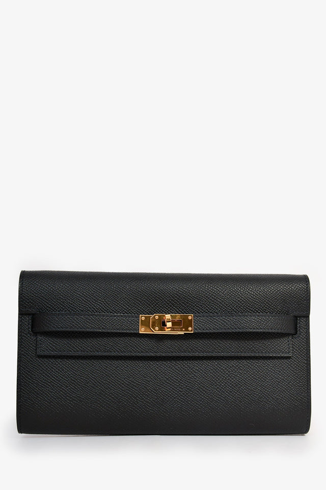 Hermes 2024 Black Epsom Leather Kelly Togo