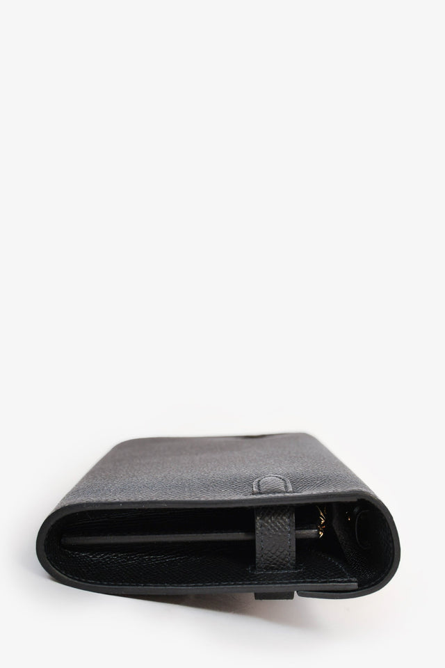 Hermes 2024 Black Epsom Leather Kelly Togo