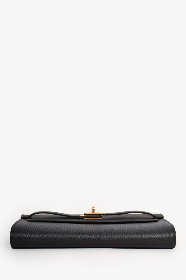 Hermes 2024 Black Epsom Leather Kelly Togo