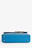 Hermes 2019 Blue Leather Mini 'Verrou Chaîne 17' Crossbody