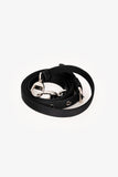 Christian Dior 2018 Black Satin Crystal Embellished Mini Lady Dior with Strap