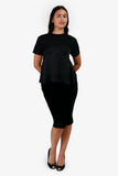 Christian Dior Black Velvet Capris Size 6