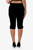 Christian Dior Black Velvet Capris Size 6