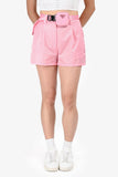 Prada Pink Re-Nylon Shorts With Zip Pouch Size 38