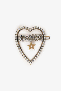 Christian Dior Crystal Embellished 'J'aDior' Star Hair Clip