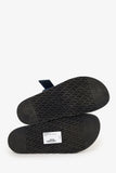 Hermes Black Leather Chypre Sandals Size 41.5