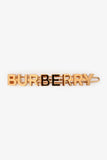 Burberry Gold Tone Metal 'Burberry Love' Hair Clip