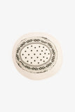 Hermes Cream Paisley Bucket Hat Size 57