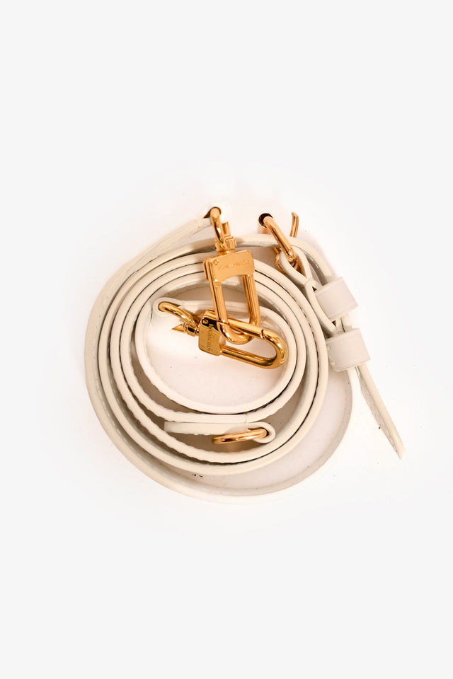 Louis Vuitton Monogram White Accent Leather 'Elipse BB' Top Handle with Strap