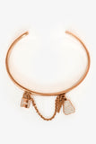Hermes 18K Rose Gold Diamonds Kelly Cadenas Double Bracelet Small Model