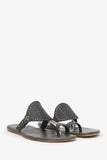 Hermes Olive Leather Hera Sandals Size 42.5