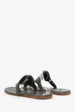 Hermes Olive Leather Hera Sandals Size 42.5