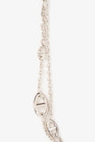 Hermes Sterling Silver Farandole Long Necklace 120