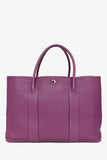 Hermes 2014 Purple Clemence Leather Garden Party 36