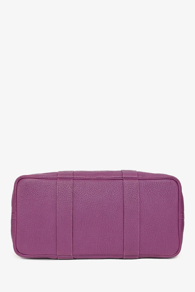 Hermes 2014 Purple Clemence Leather Garden Party 36