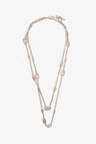 Hermes Sterling Silver Farandole Long Necklace 160