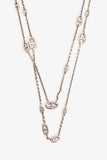 Hermes Sterling Silver Farandole Long Necklace 160