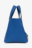 Hermes 2021 Bleu France Clemence Leather Picotin 18 PHW