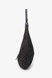 Christian Dior 2005 Black Diorissimo Canvas and Leather Street Chic Crossbody