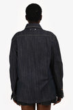 Louis Vuitton Indigo Denim Zip Jacket Size 56 Mens