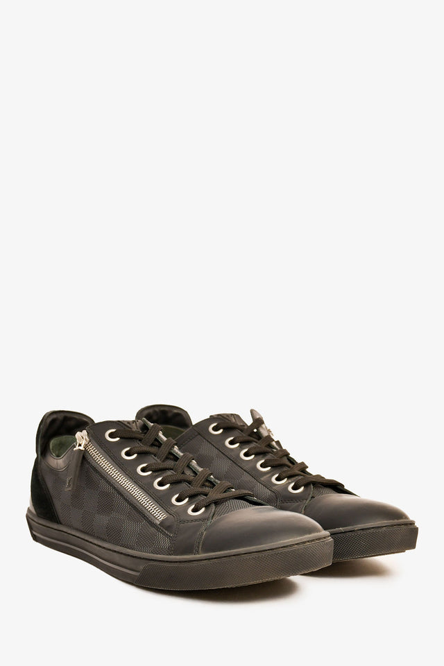 Louis Vuitton Damier Graphite Low Top Sneakers Size 9.5 Mens