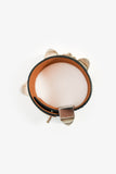 Hermes 2014 Black Leather Silver Collier de Chien Bracelet