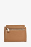 Hermes 2022 Etoupe Leather Mysore Goatskin Kelly Pocket Compact Wallet
