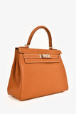 Hermes 2021 Gold Togo Leather Retourne Kelly 28 with Strap