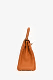 Hermes 2021 Gold Togo Leather Retourne Kelly 28 with Strap