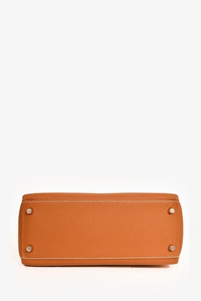 Hermes 2021 Gold Togo Leather Retourne Kelly 28 with Strap