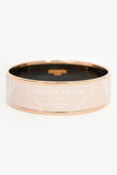 Hermes 2017 Pink/White 'Bride de Gala' Bangle PM