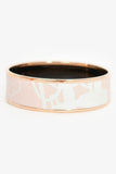 Hermes 2017 Pink/White 'Bride de Gala' Bangle PM