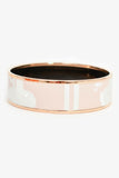 Hermes 2017 Pink/White 'Bride de Gala' Bangle PM