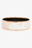 Hermes 2017 Pink/White 'Bride de Gala' Bangle PM