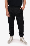 Dior Black Striped Drawstring Zip Hem Pants Size 50 Mens