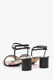 Christian Dior Embroidered Dway Ankle Strap Heeled Sandal Size 39.5