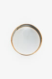 Hermes 18K Yellow Gold Plated 'Grand Apparat' Extra Wide Bangle PM