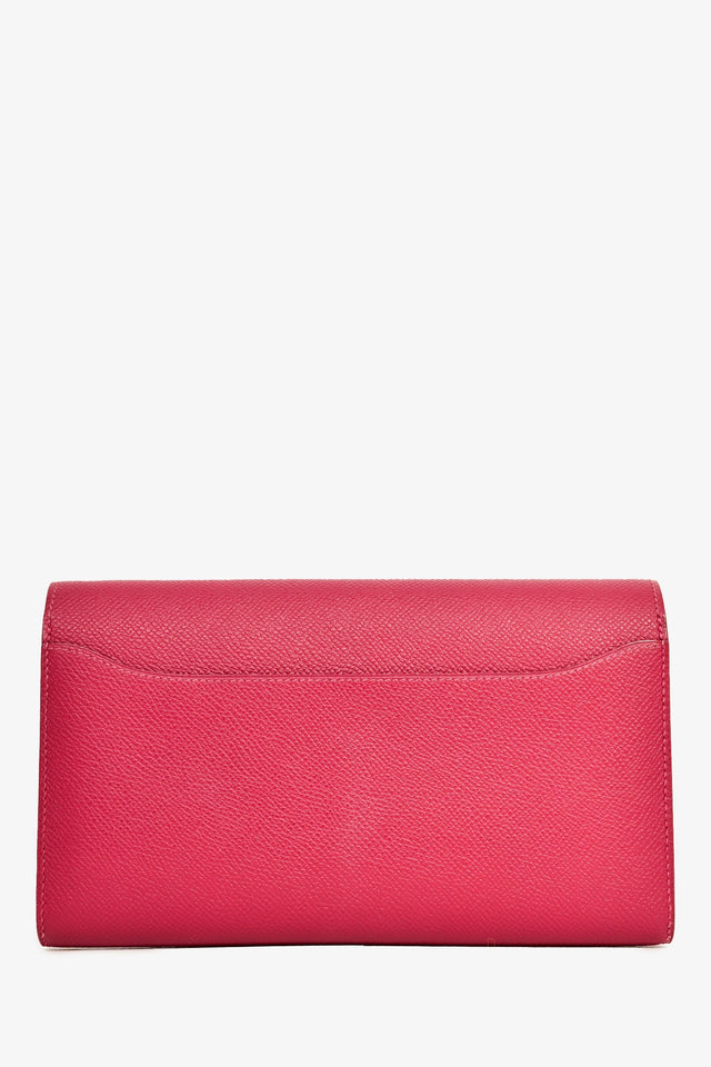 Hermes 2012 Purple Epsom Leather Constance Long Wallet