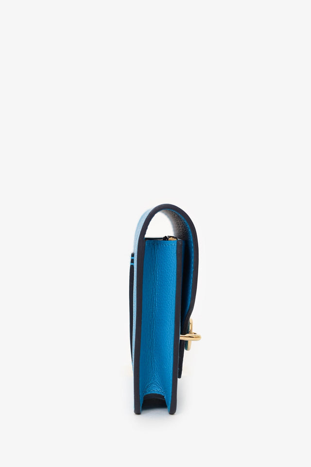 Hermes 2021 Blue Frida Evercolor Roulis Slim With Pouch