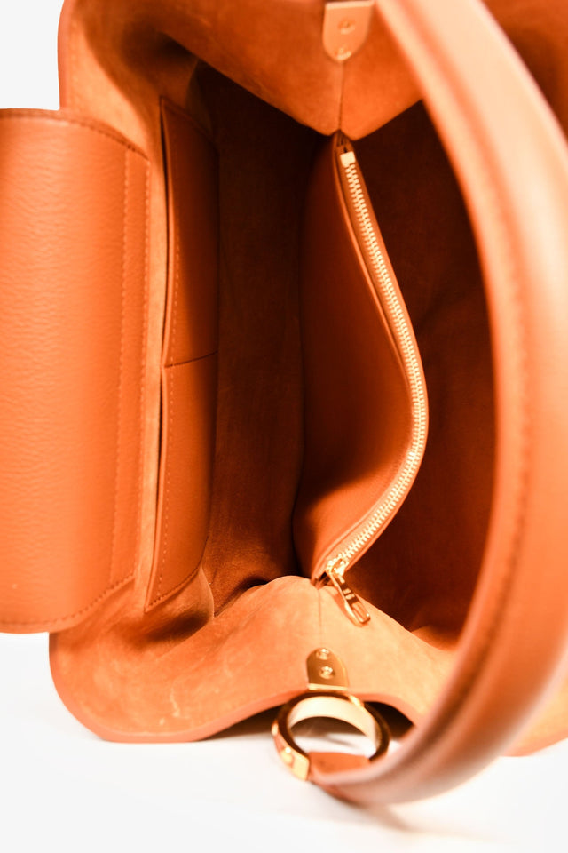 Louis Vuitton Brown Smooth Leather Souple Capucines GM With Strap