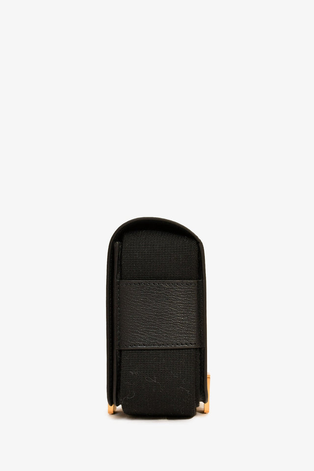 Hermes 2022 Black Chèvre Mysore Leather 'Geta' Crossbody Bag