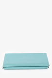 Hermes 2019 Blue Leather Calvi Duo Compact  Holder