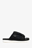 Christian Dior Black Oblique Jacquard 'Alpha' Sandals Size 38